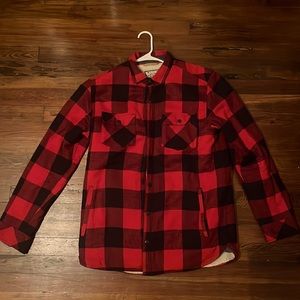 Plaid flannel jacket